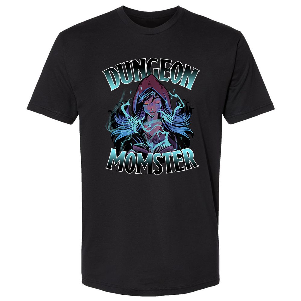 Dungeon Momster Premium Unisex T-Shirt - Black - 1