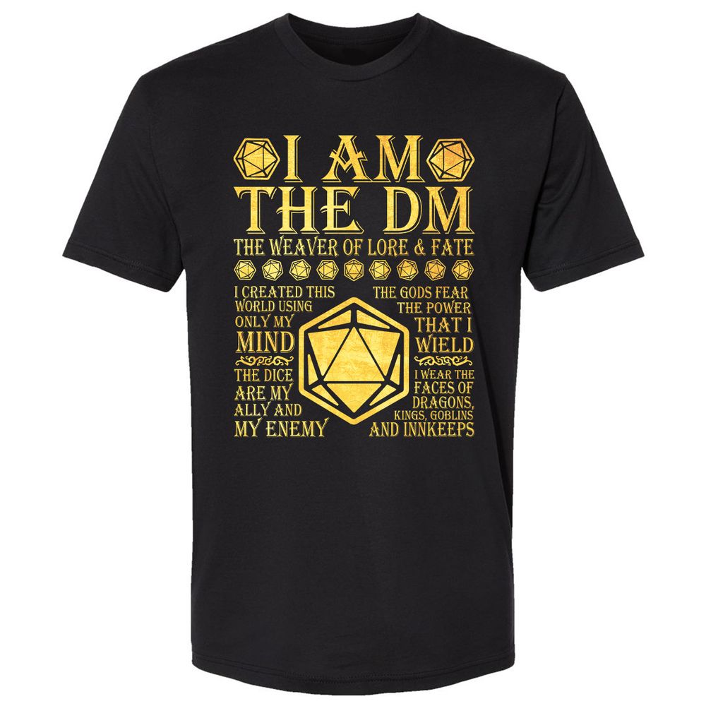 I Am The DM Premium Unisex T-Shirt - Black - 1
