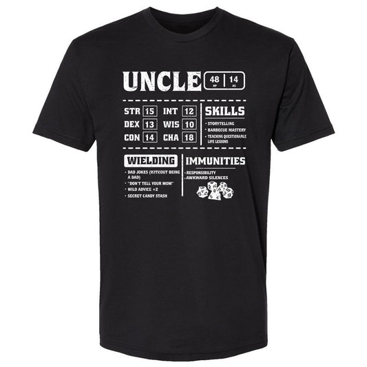 Uncle Stats Premium Unisex T-Shirt - Black - 1