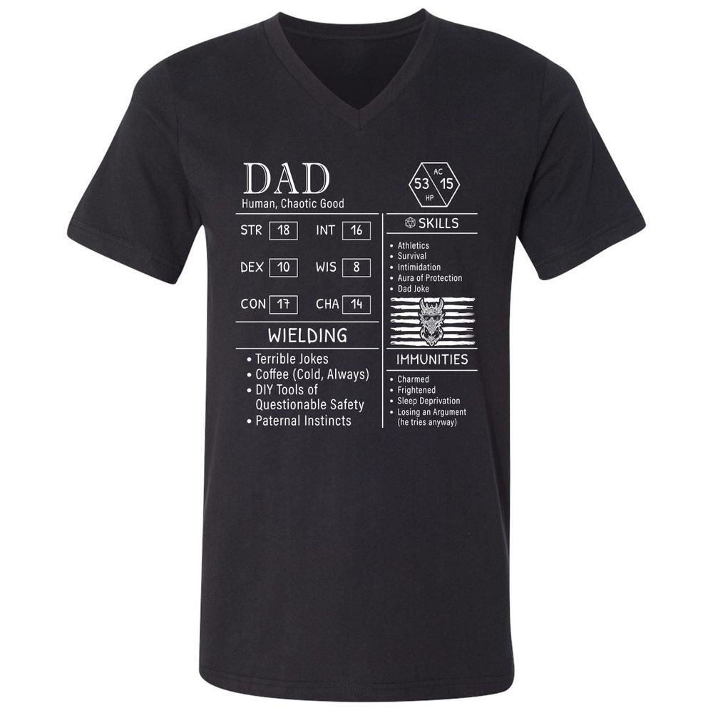 Dad Stats New - Black - 1