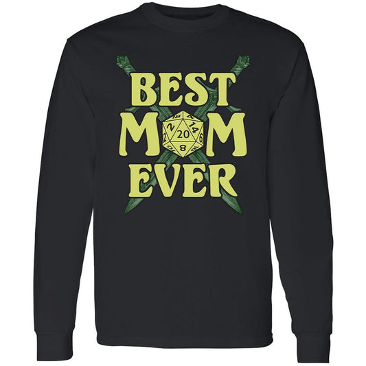 Best Mom Ever Long Sleeve T-Shirt - Black - 1