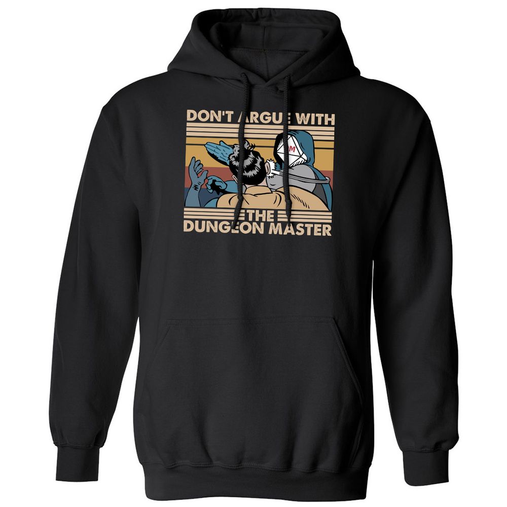 Don't Argue With The DM Classic Unisex Hoodie - Black - 1