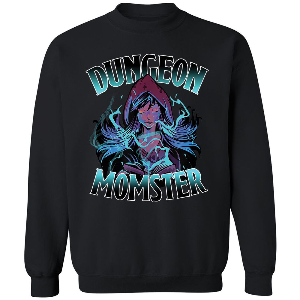 Dungeon Momster Classic Unisex Sweatshirt - Black - 1