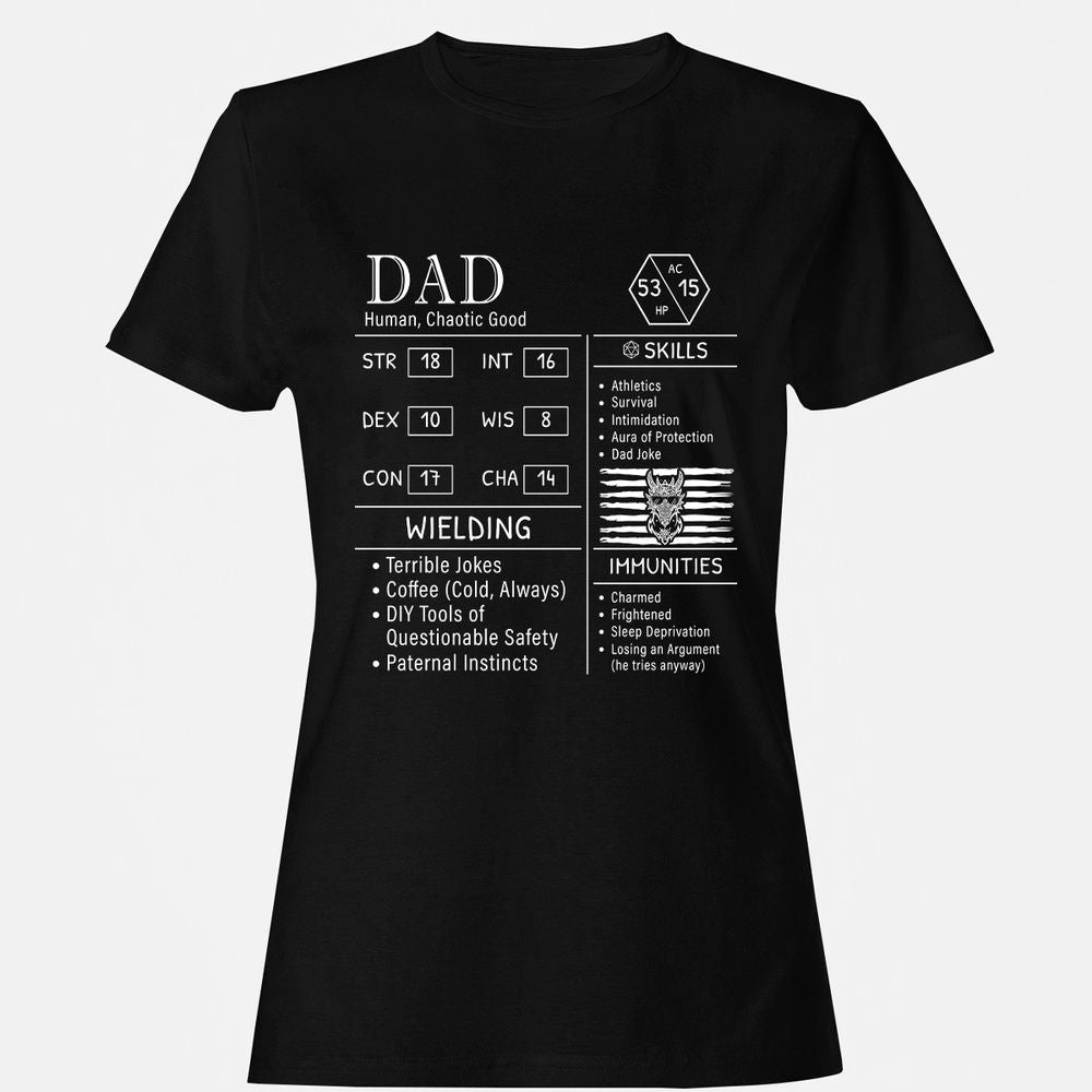 Dad Stats New - Black - 1