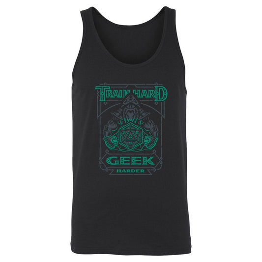 Train Hard, Geek Harder - Black - 1