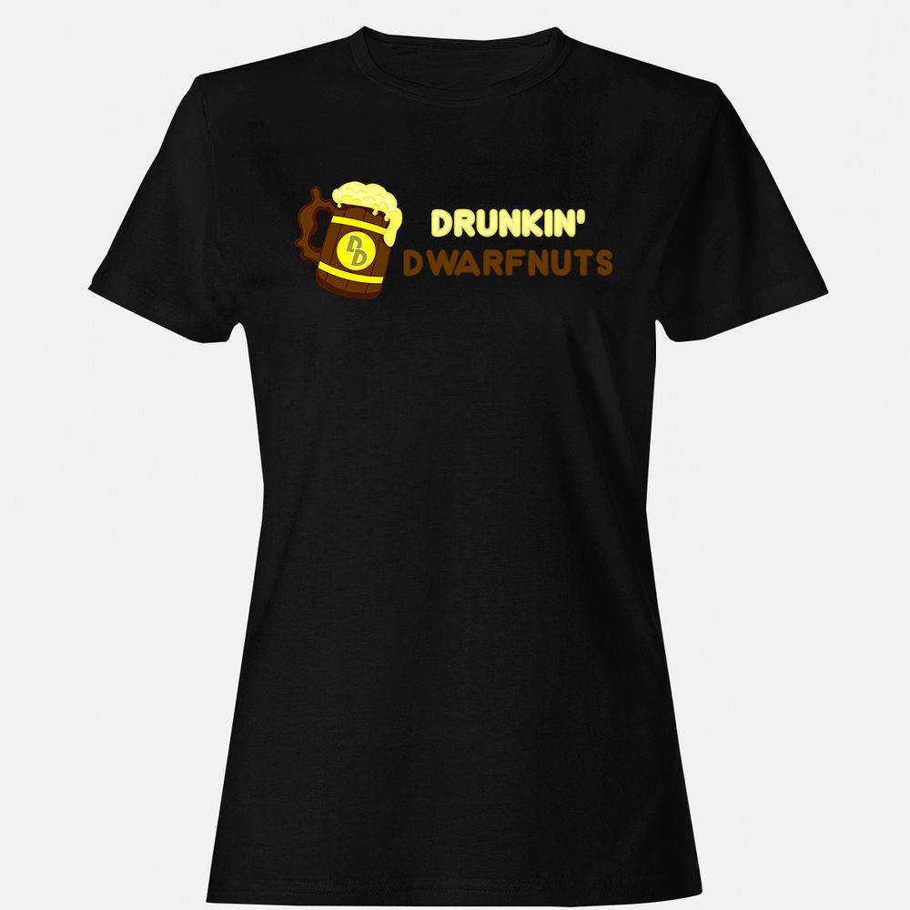 Drunkin' Dwartnuts Women's T-Shirt - Black - 1