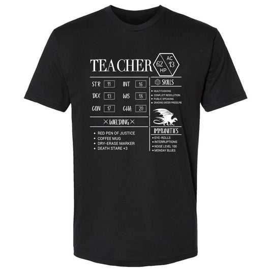 Teacher New Premium Unisex T-Shirt - Black - 1