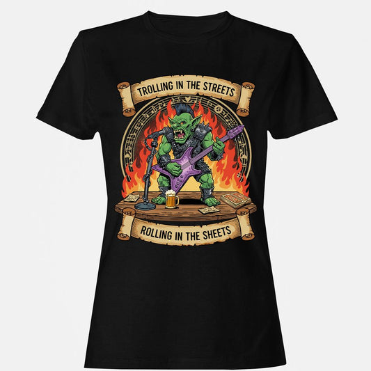 Trolling in the Streets Women's T-Shirt - Black - 1