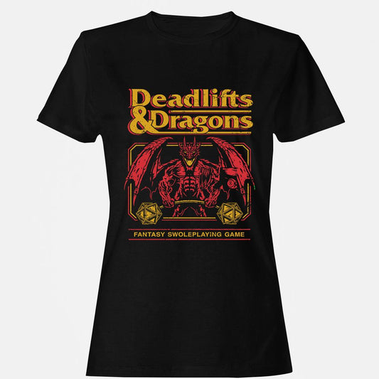 Deadlifts & Dragons - Black - 1