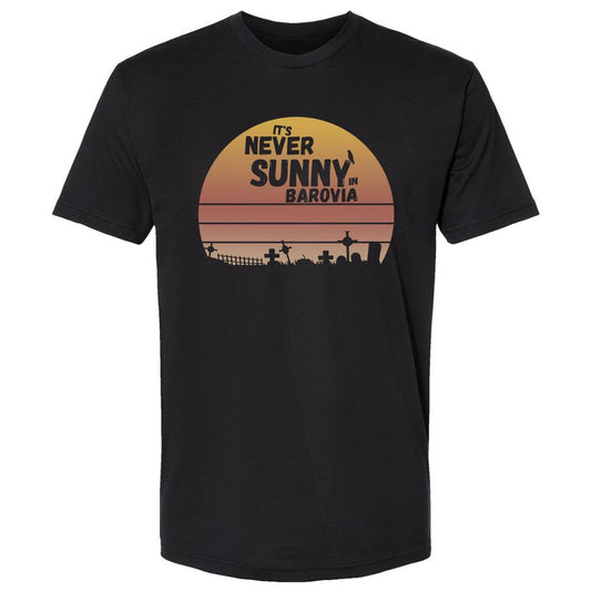 Vintage It's Never Sunny In Barovia Premium Unisex T-Shirt - Black - 1