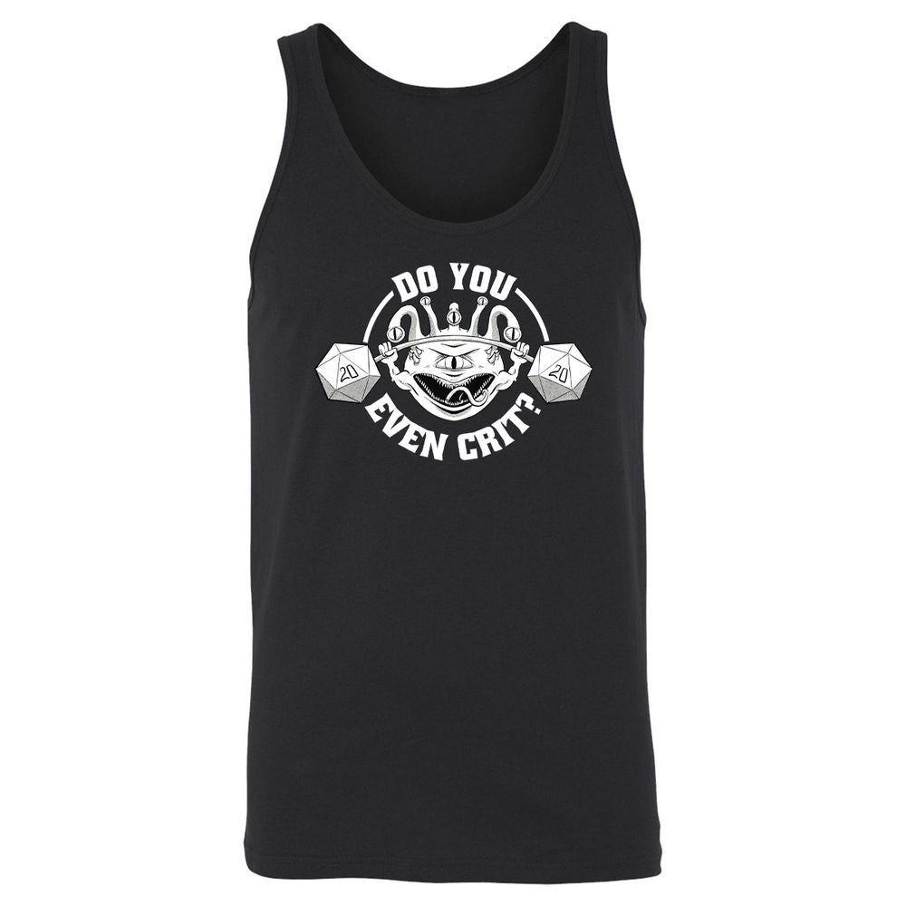 Do You Even Crit Unisex Jersey Tank - Black - 1