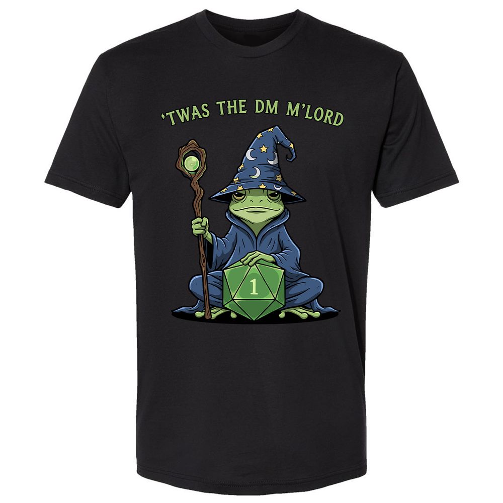 Twas the DM M’lord Premium Unisex T-Shirt - Black - 1