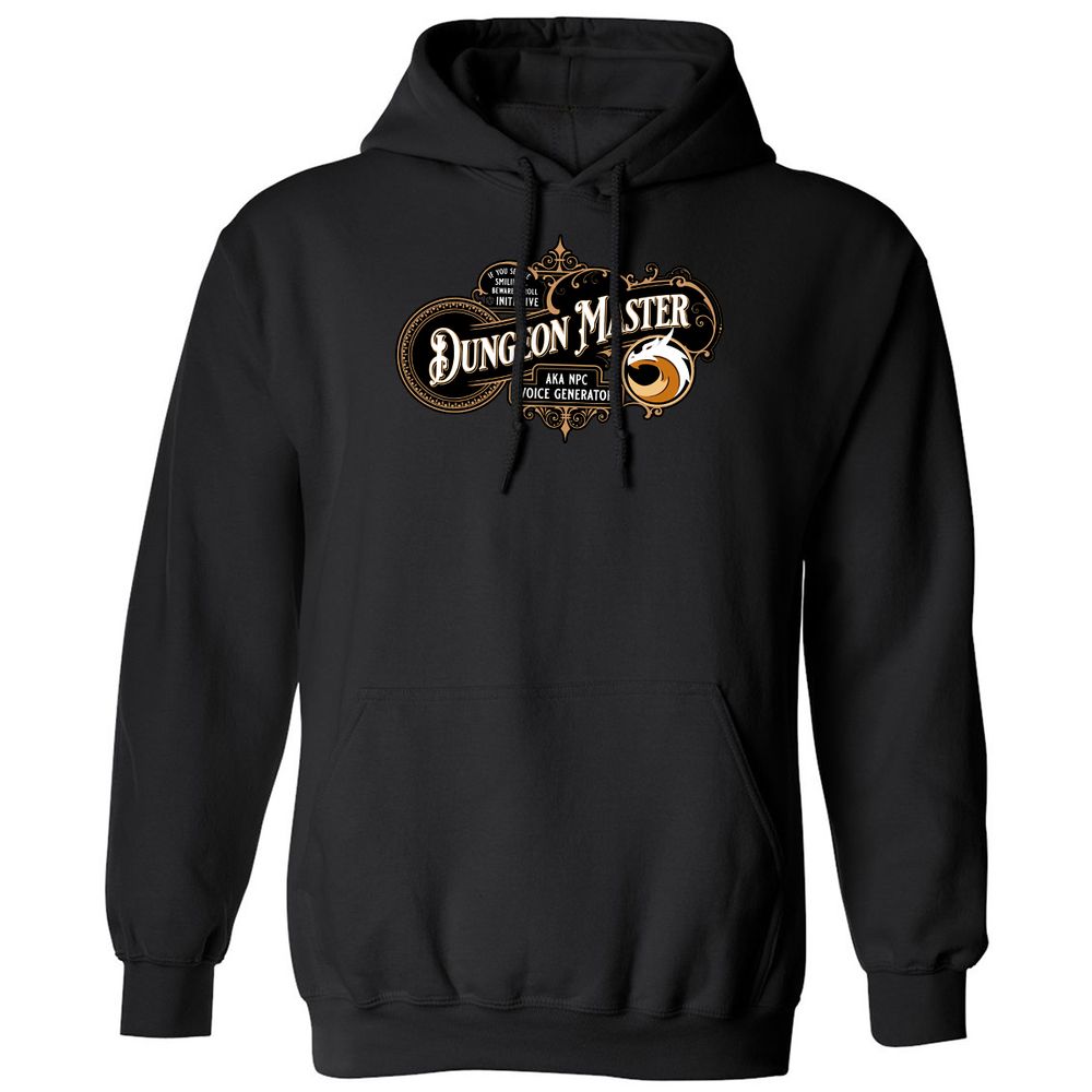 Dungeon Master Classic Unisex Hoodie - Black - 1