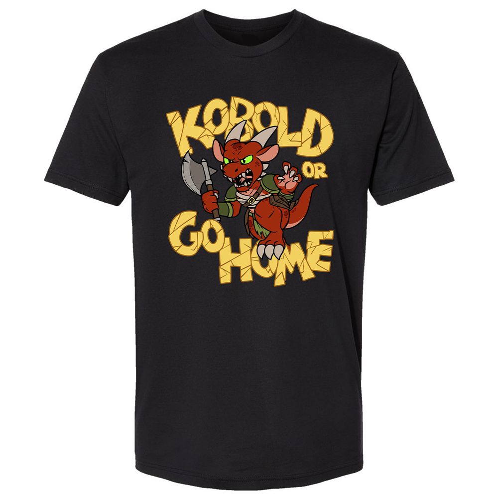 Kobold Or Go Home Premium Unisex T-Shirt - Black - 1