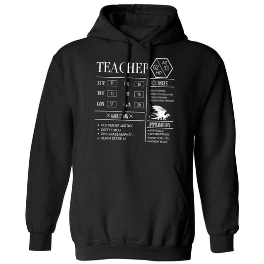 Teacher New Classic Unisex Hoodie - Black - 1