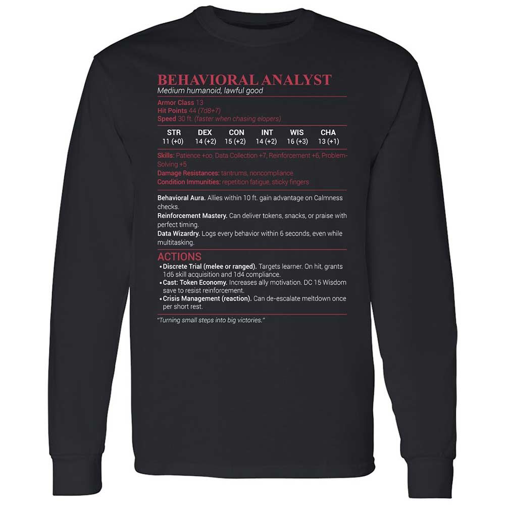 Behavioral Analyst - Black - 1