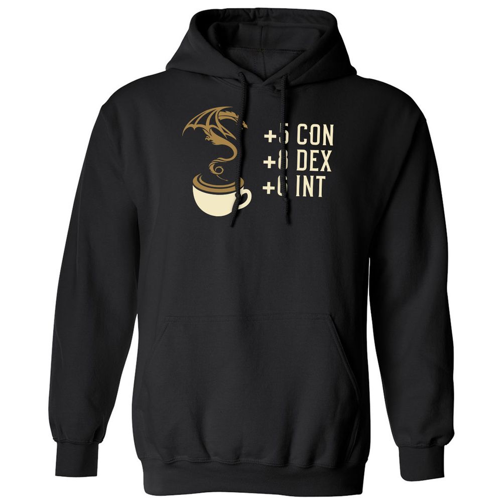 Coffee Dragon Classic Unisex Hoodie - Black - 1