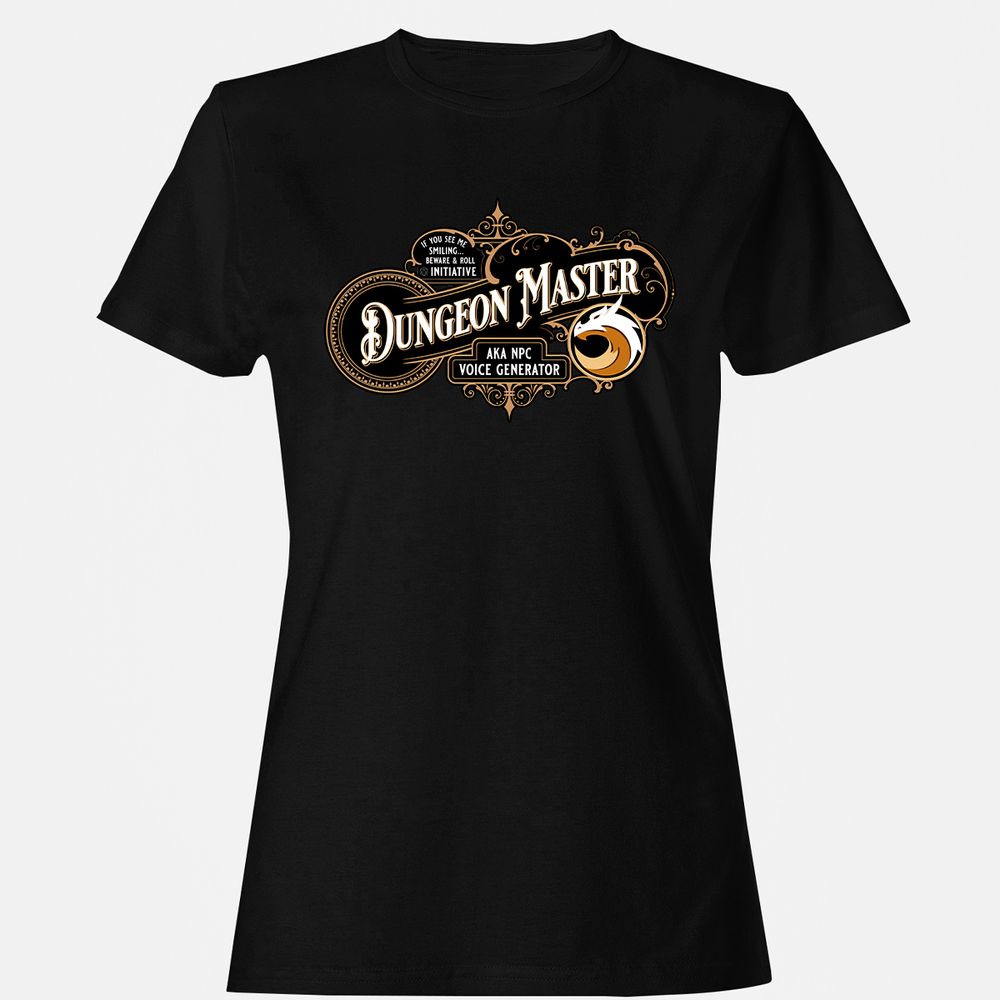 Dungeon Master Women's T-Shirt - Black - 1