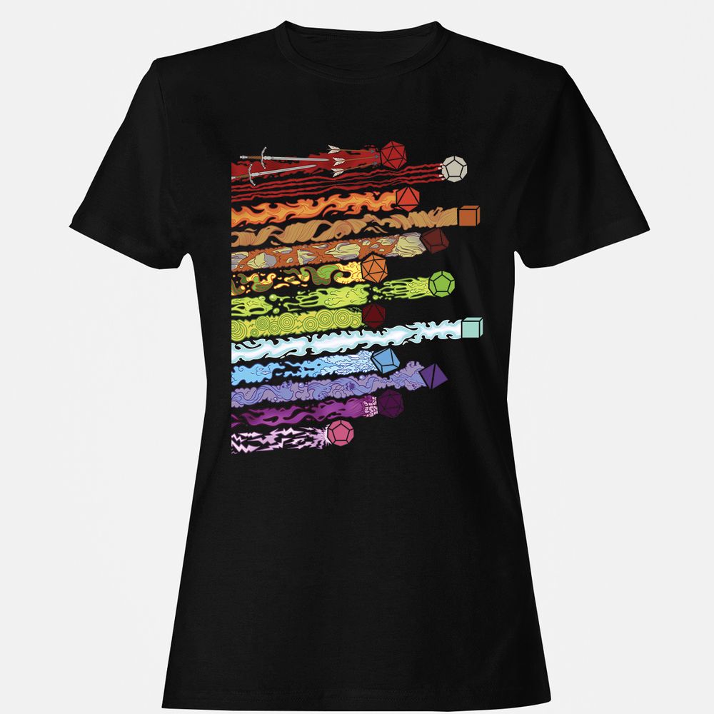 Damage Dices Women's T-Shirt - Black - 1