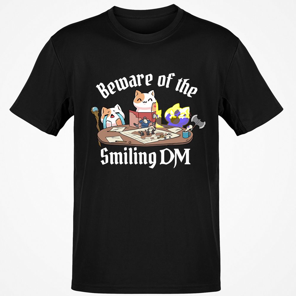 Beware of the Smiling DM - Black - 1