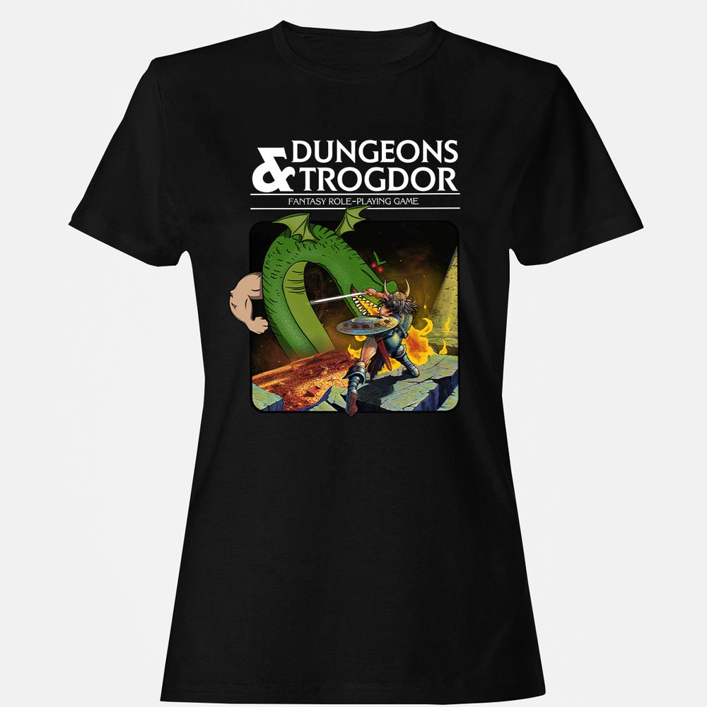 Trogdor Women's T-Shirt - Black - 1