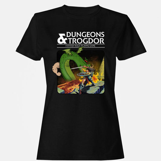 Trogdor Women's T-Shirt - Black - 1