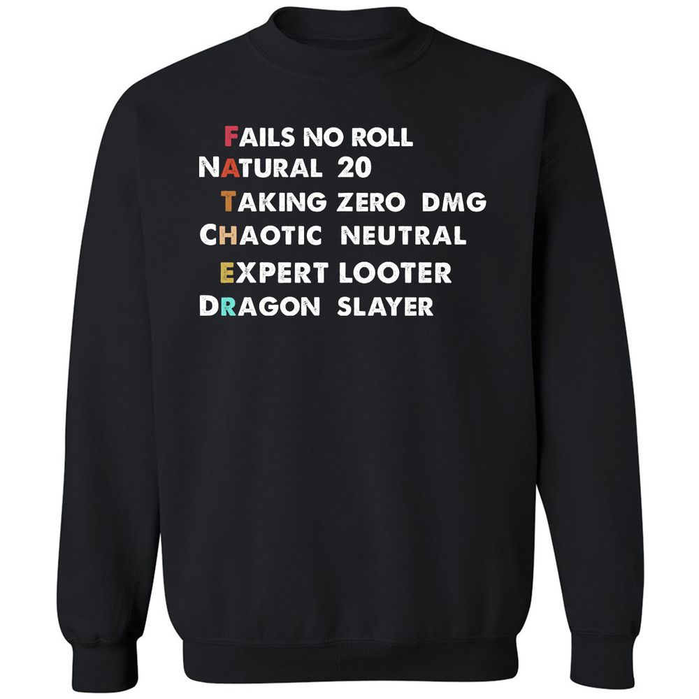 Father D&D Classic Unisex Sweatshirt - Black - 1