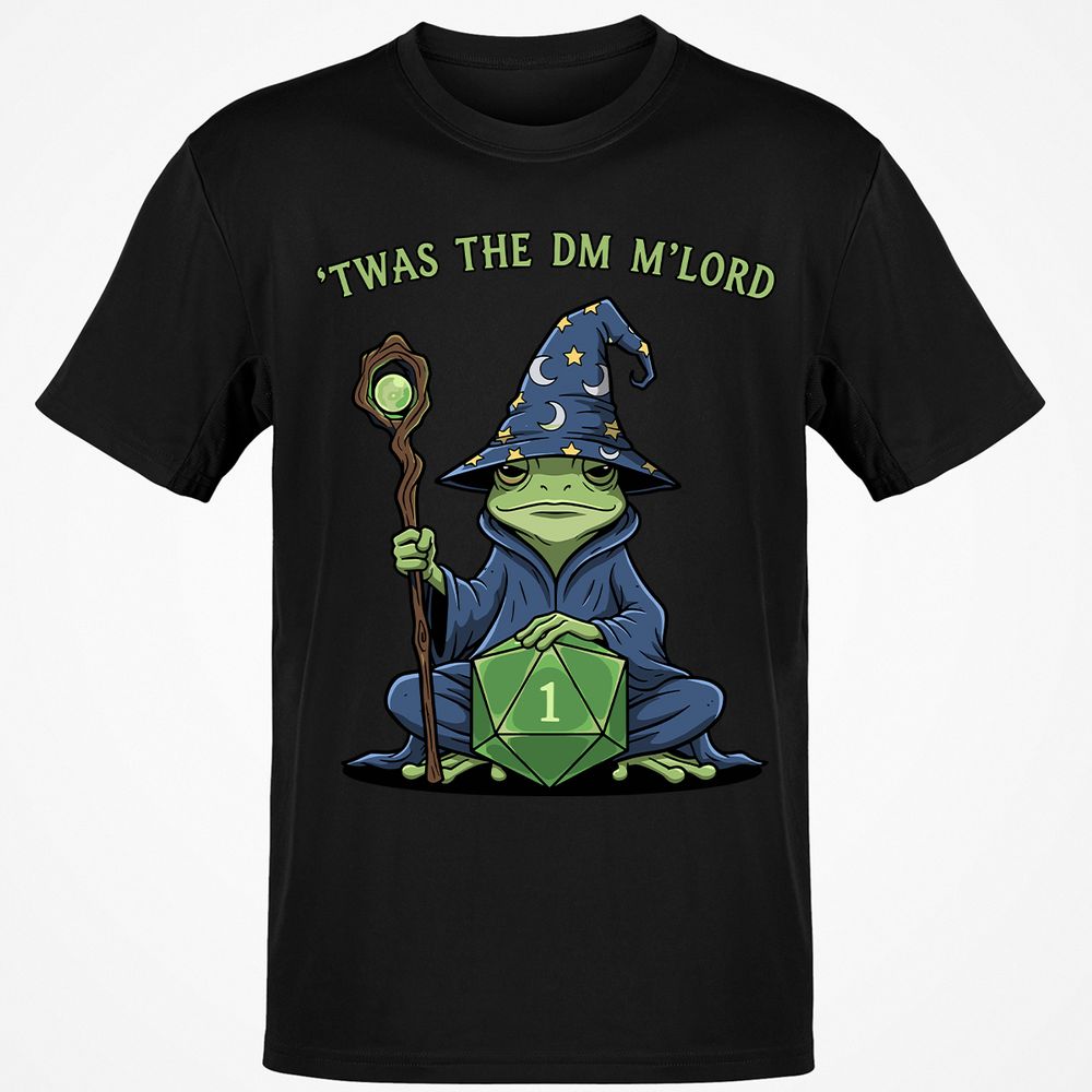 Twas the DM M’lord Classic Unisex T-Shirt - Black - 1