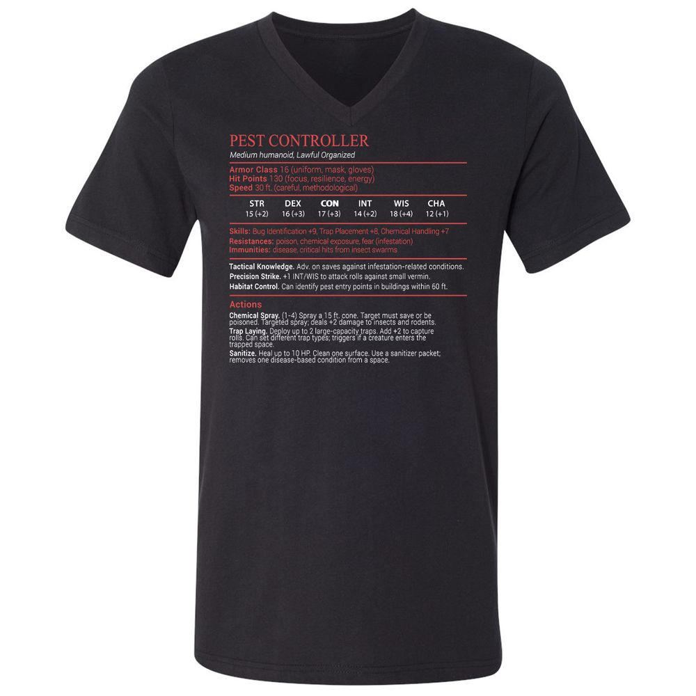 Pest Controller Stats Block - Black - 1
