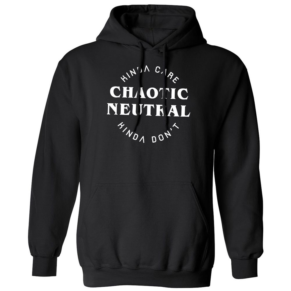 Chaotic Neutral Classic Unisex Hoodie - Black - 1