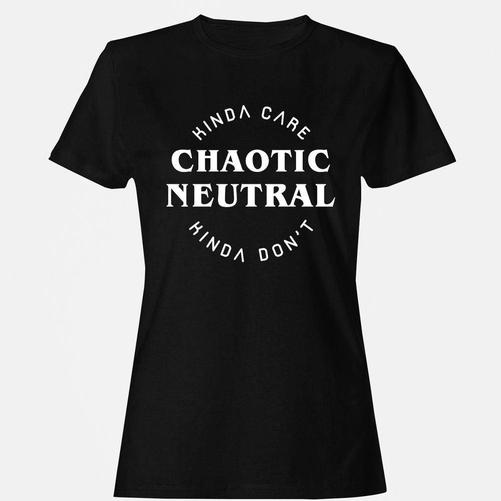 Chaotic Neutral Women's T-Shirt - Black - 1