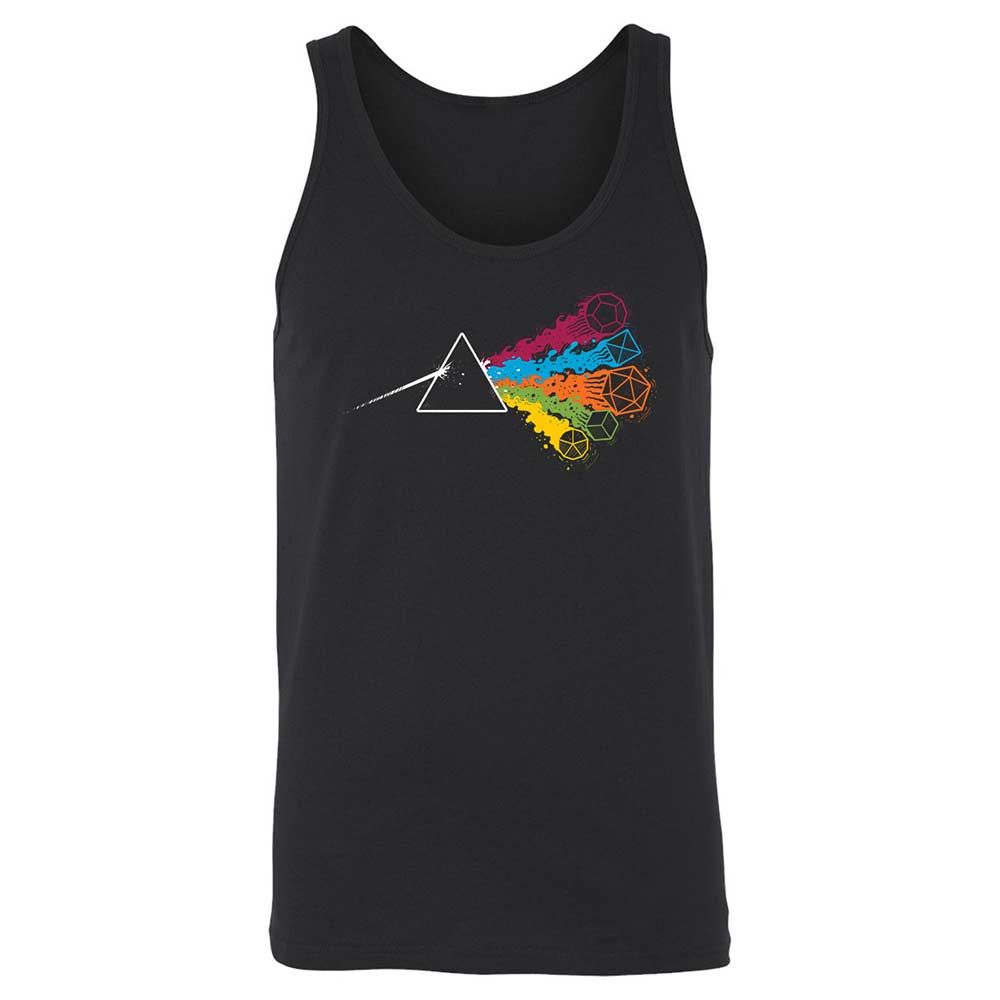 Dark Side Of The Dices Unisex Jersey Tank - Black - 1