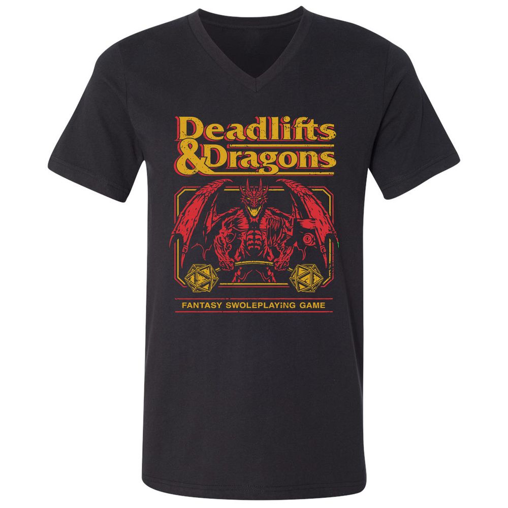 Deadlifts & Dragons - Black - 1