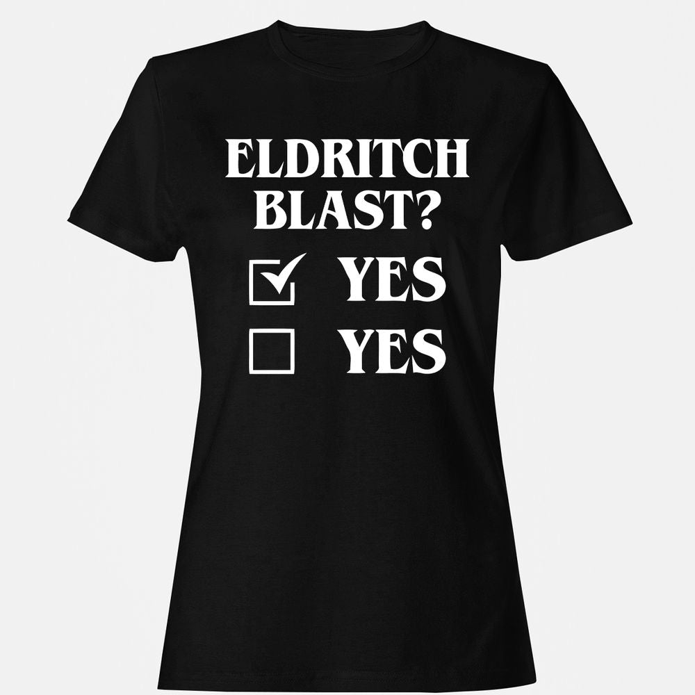 Eldritch Blast Yes Women's T-Shirt - Black - 1