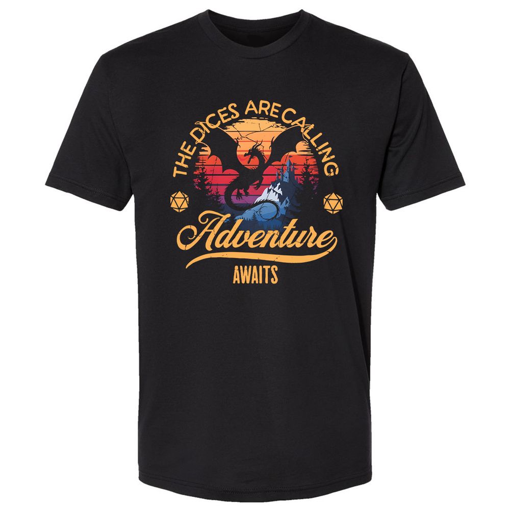 The Dices Are Calling Premium Unisex T-Shirt - Black - 1