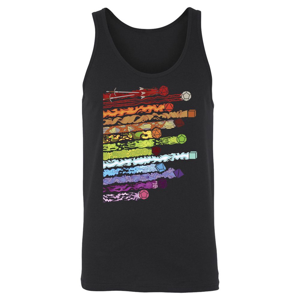 Damage Dices Unisex Jersey Tank - Black - 1