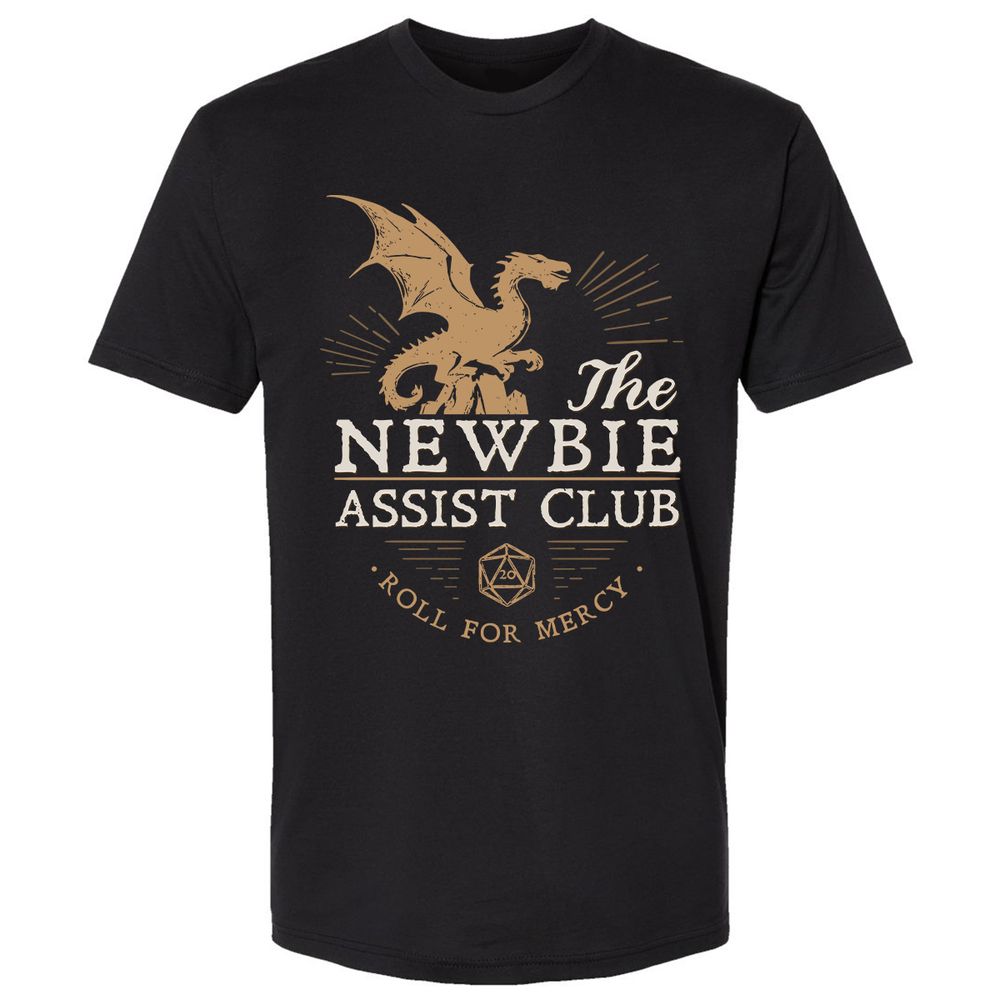 The Newbie Assist Club Premium Unisex T-Shirt - Black - 1