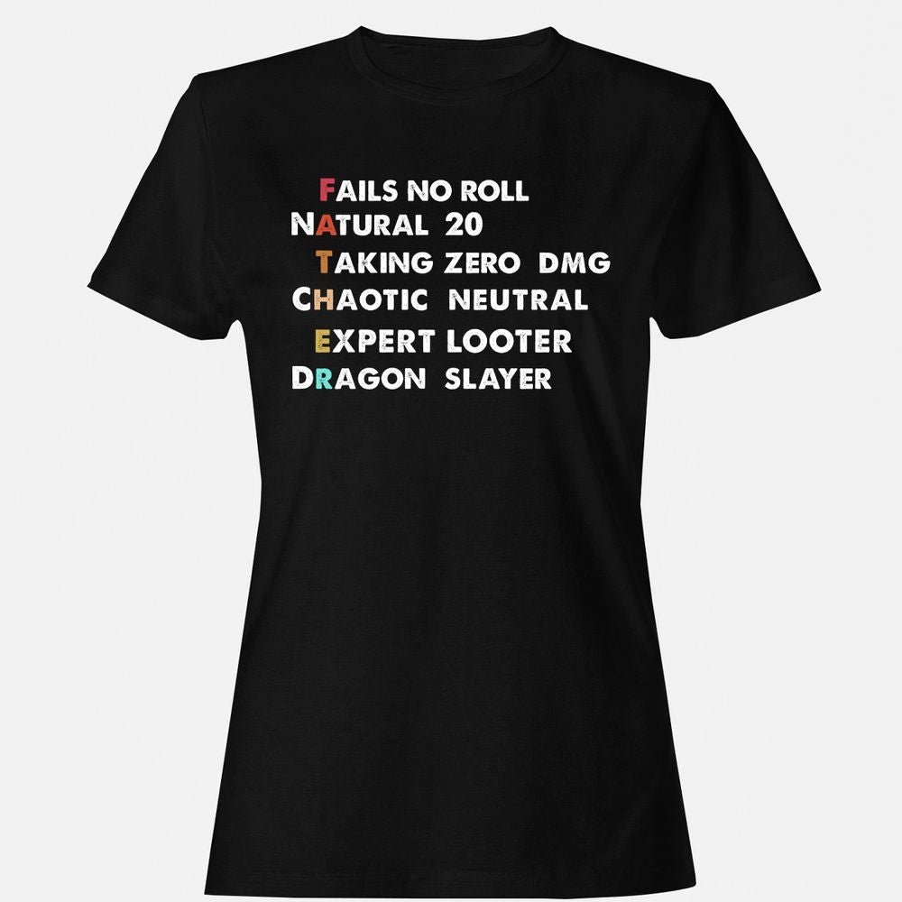 Father D&D Women's T-Shirt - Black - 1
