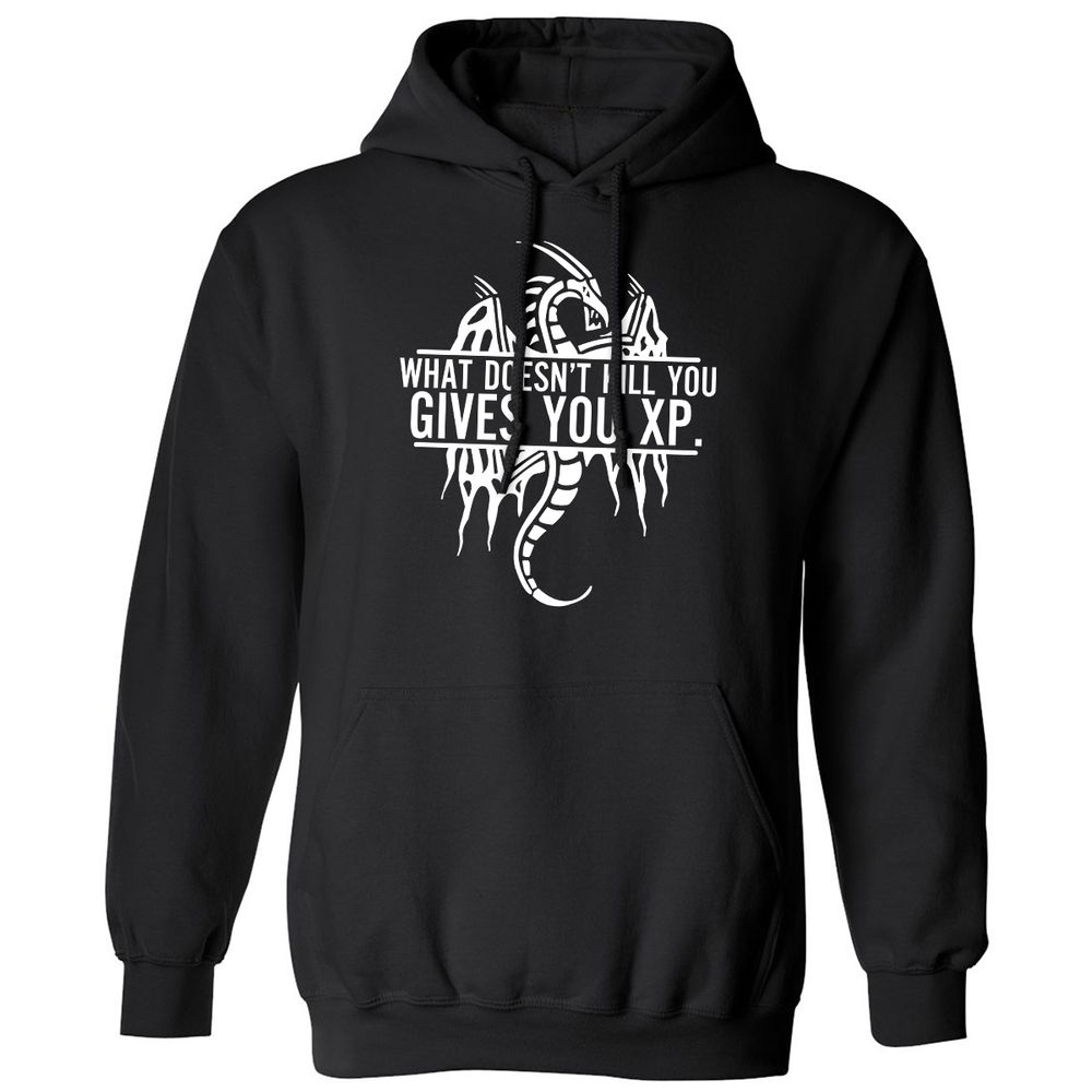 What Doesn't Kill You Classic Unisex Hoodie - Black - 1