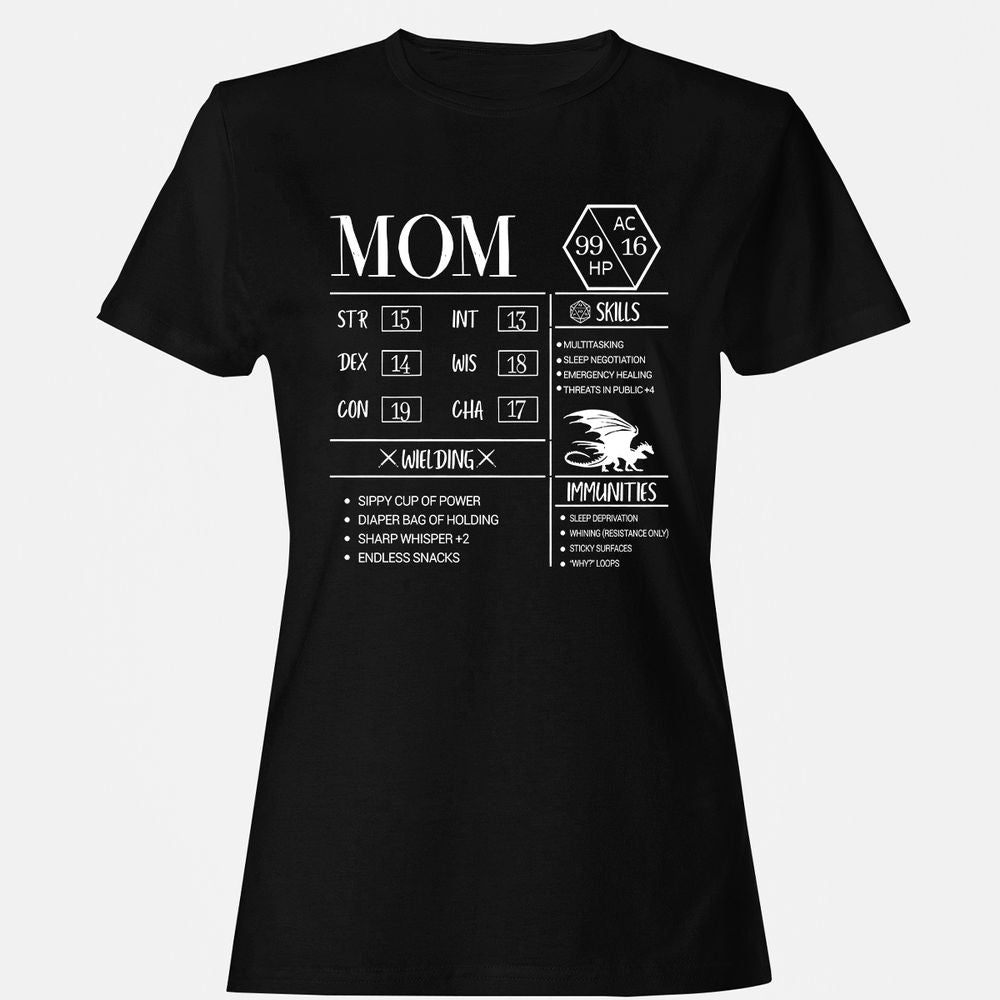 Mom New Women's T-Shirt - Black - 1