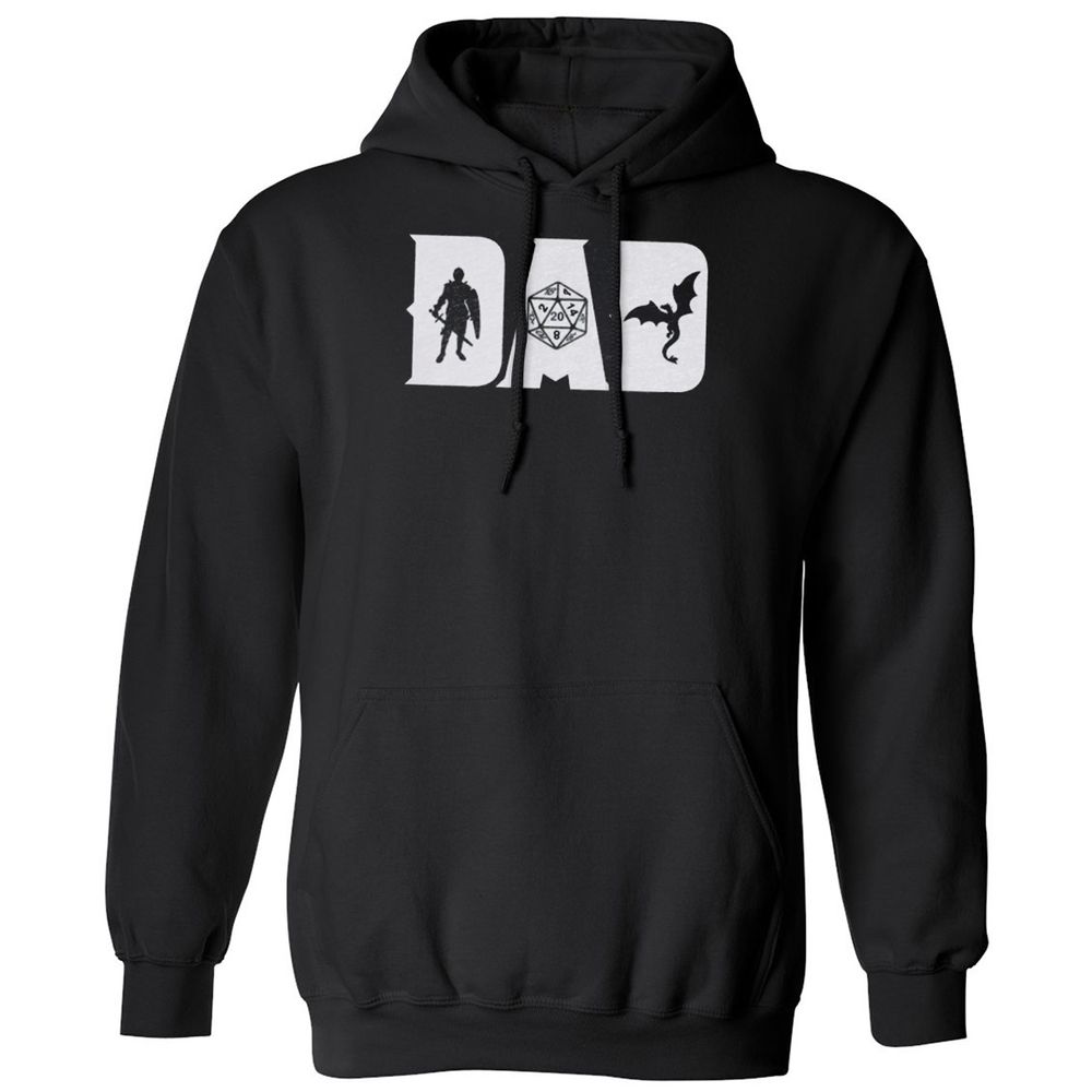 Dad Fathers Day Classic Unisex Hoodie - Black - 1