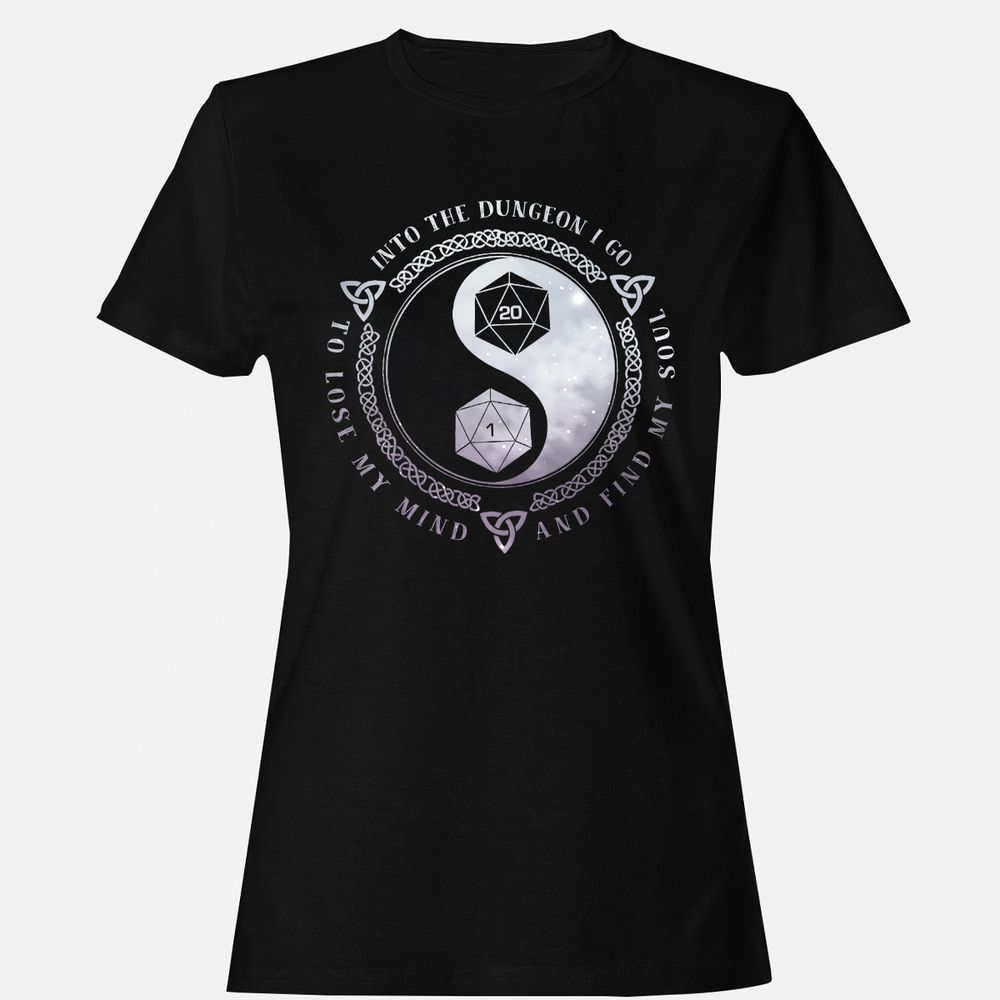 Into The Dungeon I Go Women's T-Shirt - Black - 1