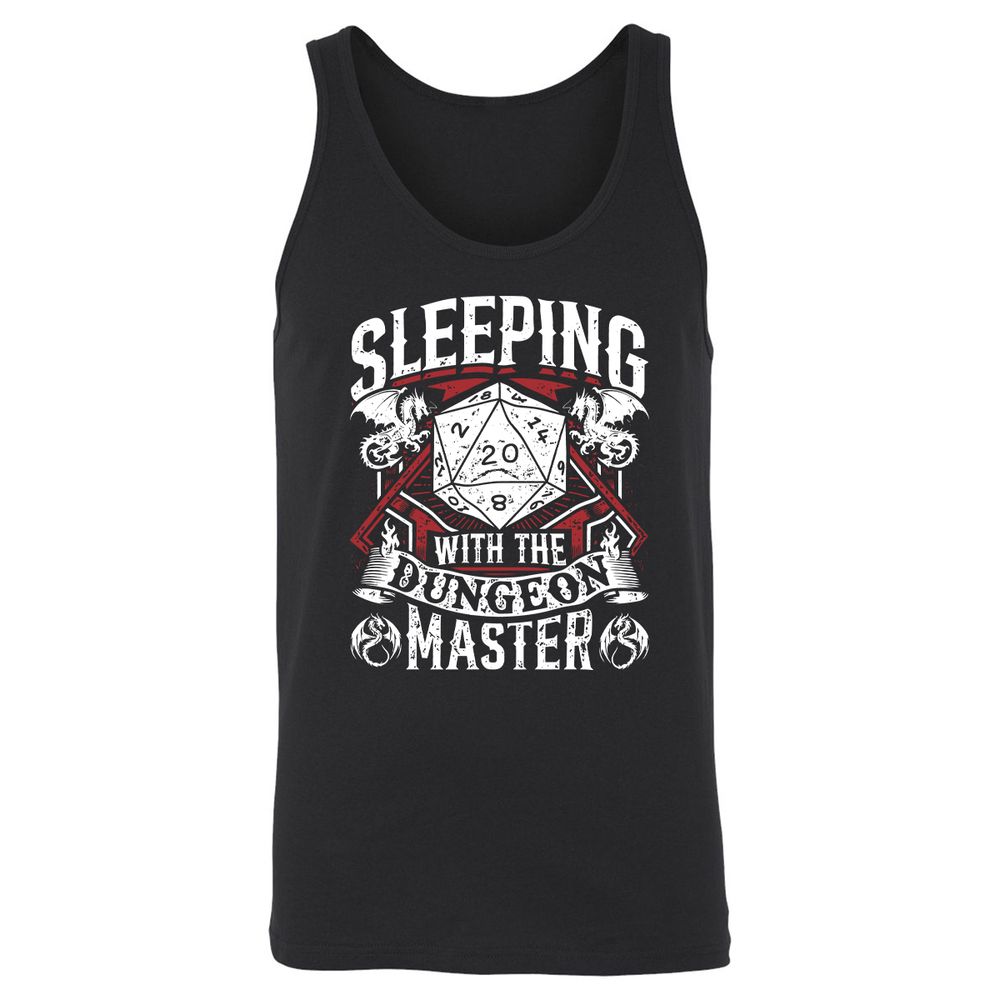 Sleeping With The DM Unisex Jersey Tank - Black - 1
