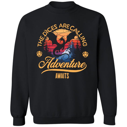 The Dices Are Calling Classic Unisex Sweatshirt - Black - 1