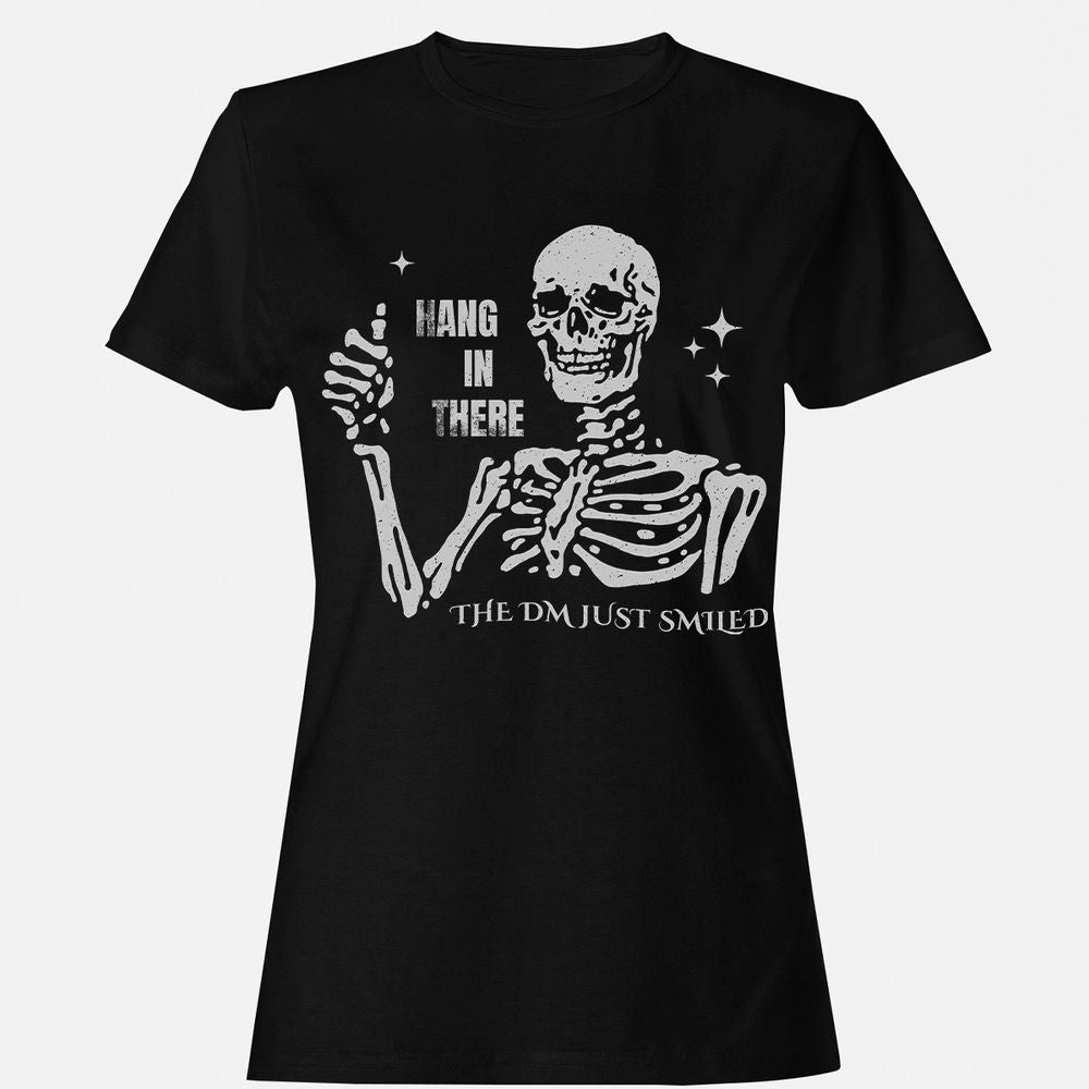 Hang In There – The DM Just Smiled Skeleton - Black - 1