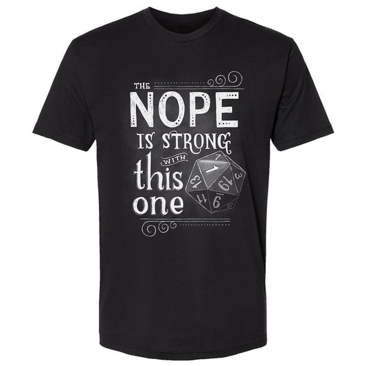 The NOPE is Strong with This One Premium Unisex T-Shirt - Black - 1