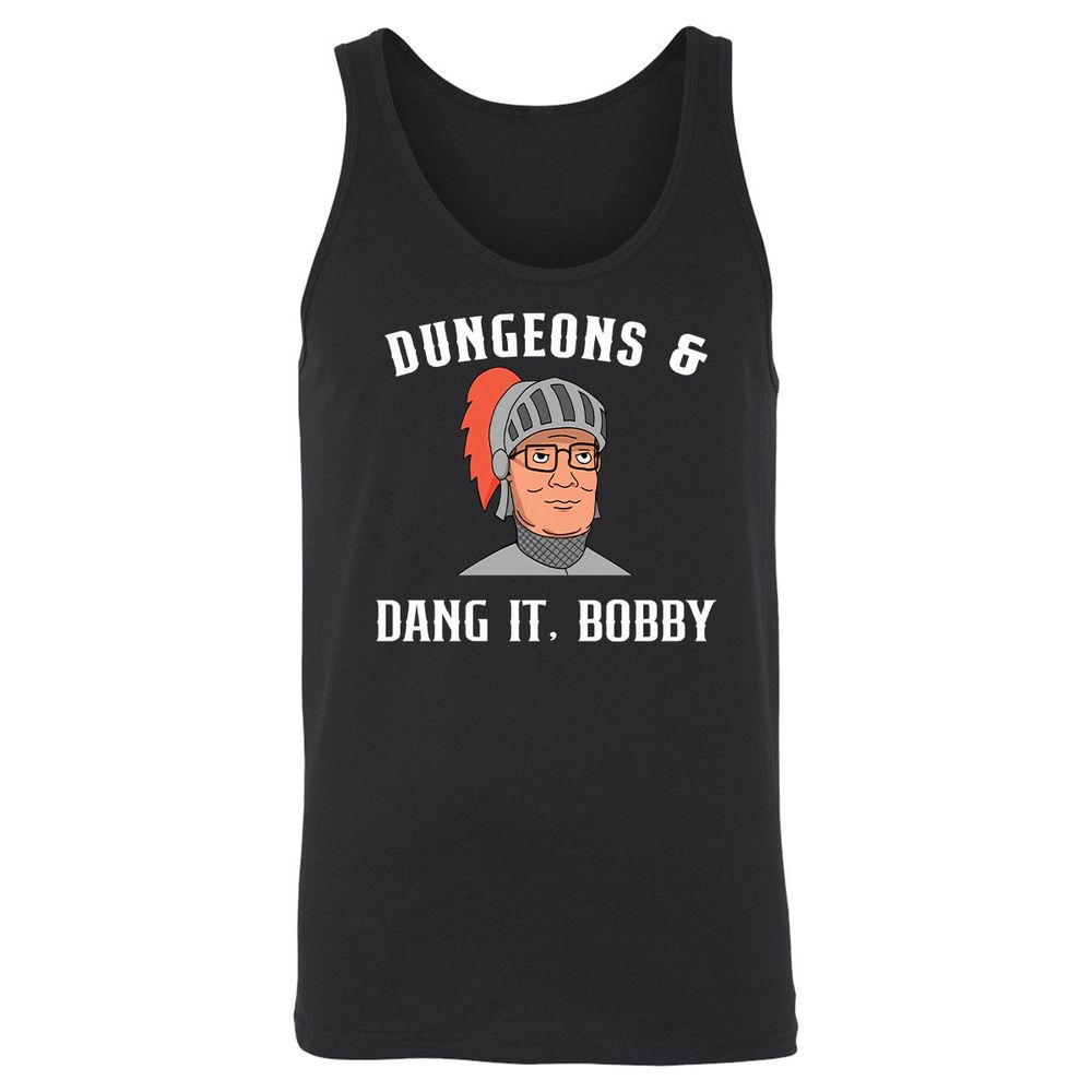 Dang It Bobby Unisex Jersey Tank - Black - 1