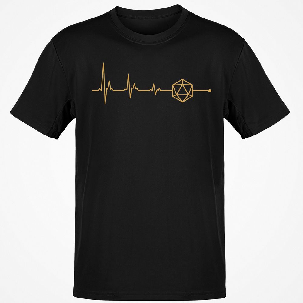 D20 Dice is my Life T-Shirt - Black - 1