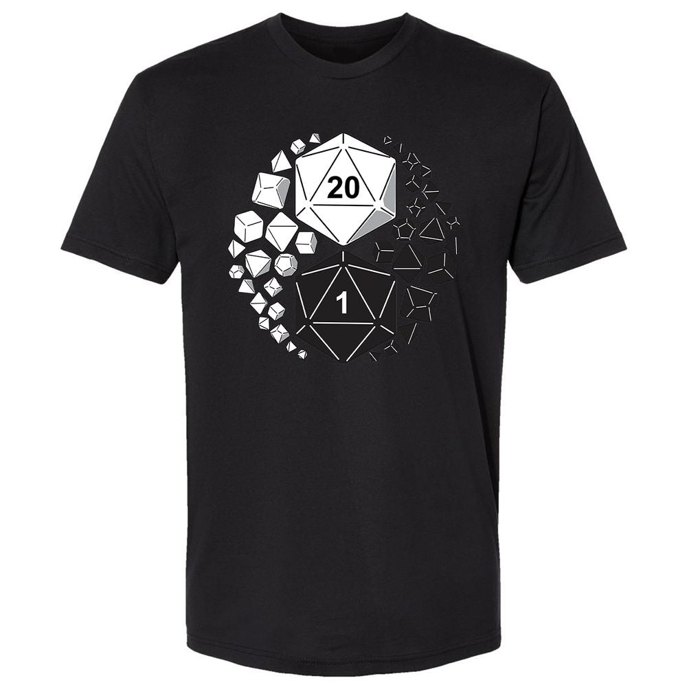 Gaming Yin Yang Premium Unisex T-Shirt - Black - 1