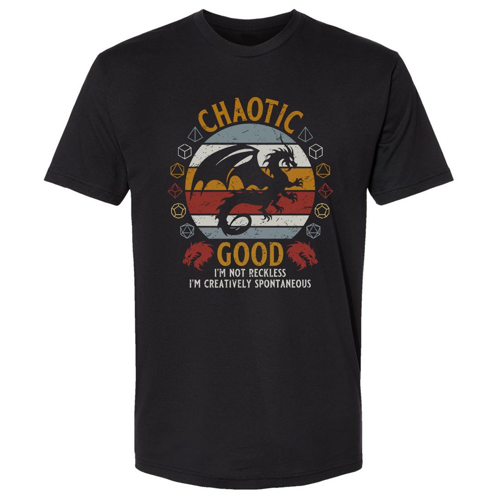 Chaotic Good Premium Unisex T-Shirt - Black - 1